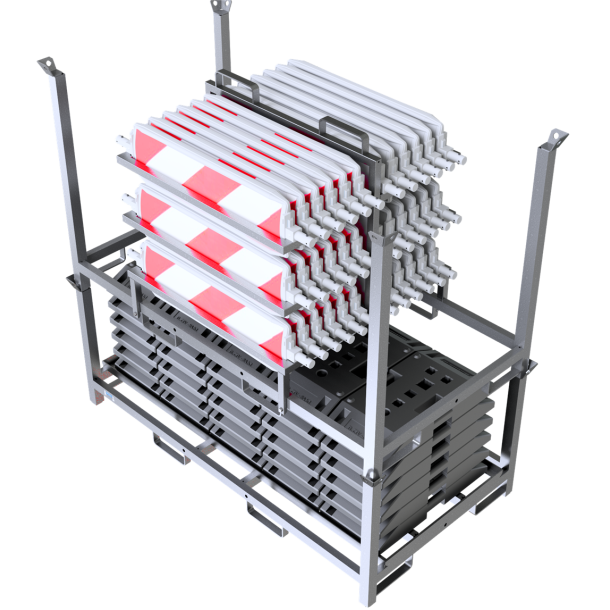 Storage and transport pallet